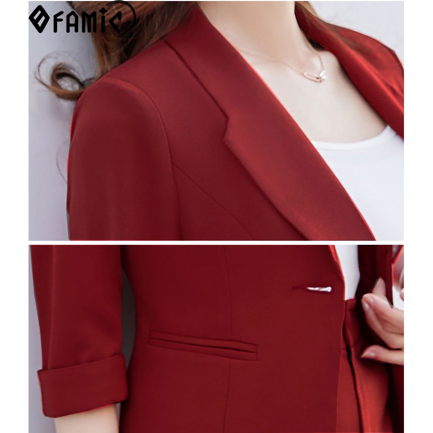 Bộ Vest Nữ ❤️𝑭𝑹𝑬𝑬𝑺𝑯𝑰𝑷❤️ Giảm 5k khi nhập mã [ BLAZER ] Vest Công Sở gồm Áo Vest Tay Lở Quần Dài Kèm Áo Trong | BigBuy360 - bigbuy360.vn