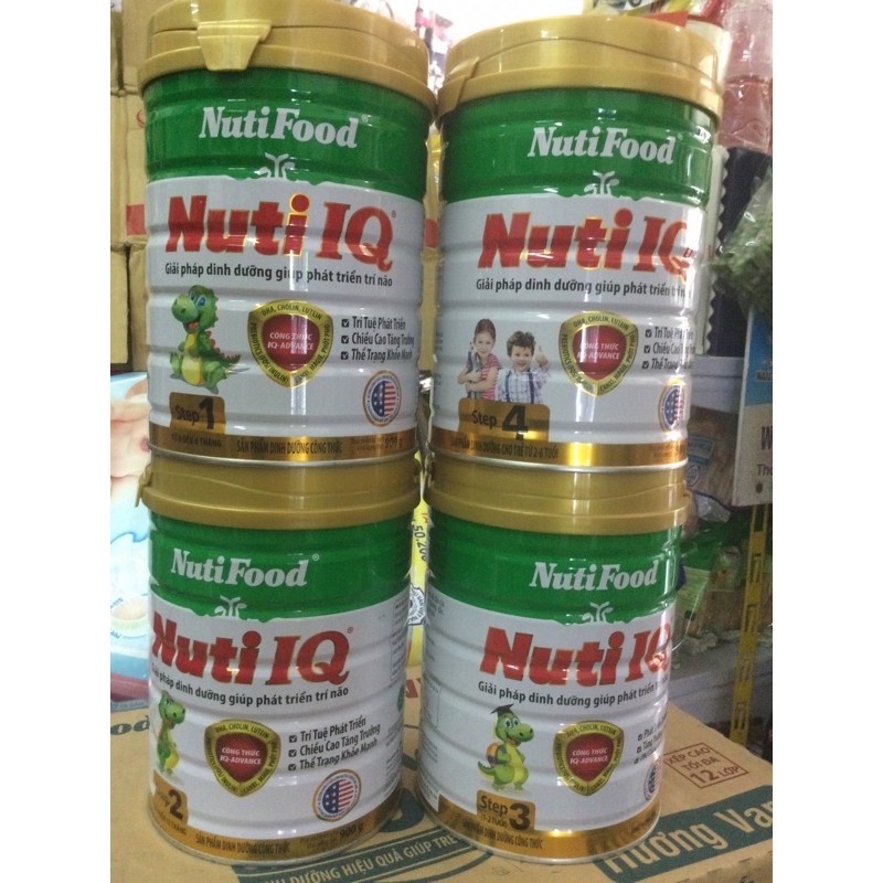 Sữa bột Nuti IQ Step 1, 2, 3, 4 900G