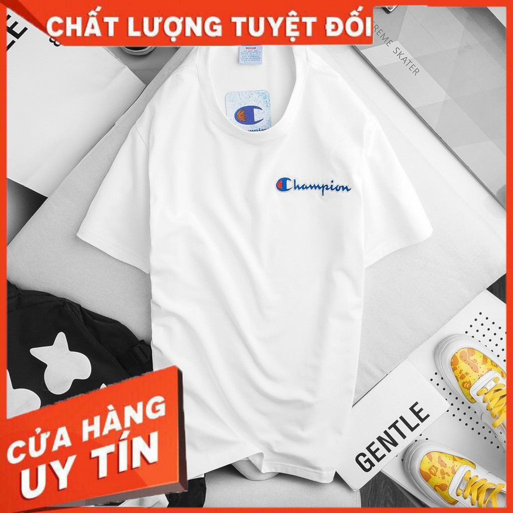 [FreeShip – Hàng cao cấp] Áo phông in logo Champion các màu, chất liệu cotton siêu mát