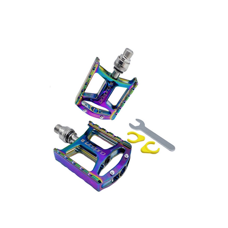 Bàn đạp Litepro hợp kim nhôm tháo gắn nhanh tiện lợi cho xe đạp Brompton S5