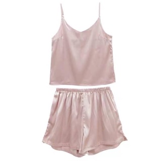 SIÊU PHẨM SEXY - BỘ NGỦ 2 DÂY LỤA SIÊU MỀM