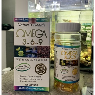 OMEGA 369 - Tăng cường thị lực cho mắt, giúp sáng mắt, tốt cho da, tim mạch