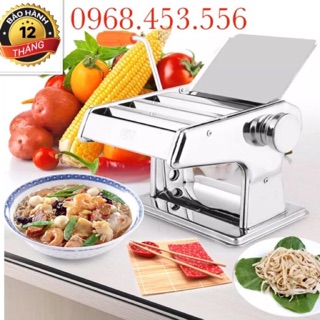 Máy cán mỳ cắt mỳ gia đình 2 lưỡi dao