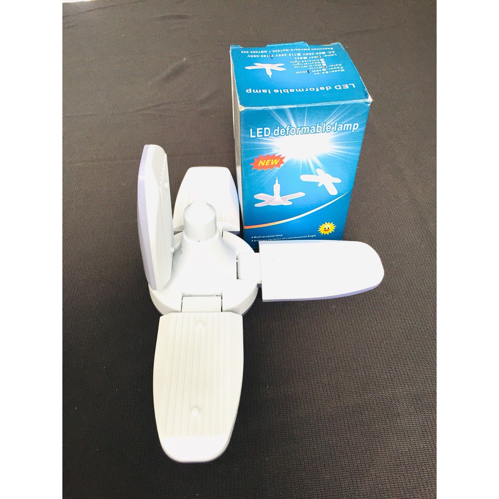 Đèn led quạt 4 cánh 60W siêu sáng điều chỉnh độ sáng - tiết kiệm điện