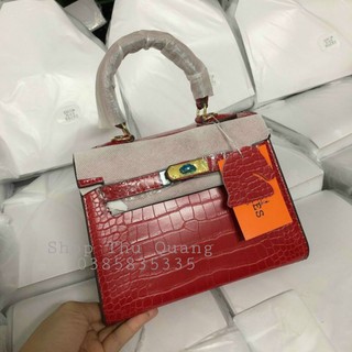 Túi Hm Sz 21cm vân rắn kèm tag