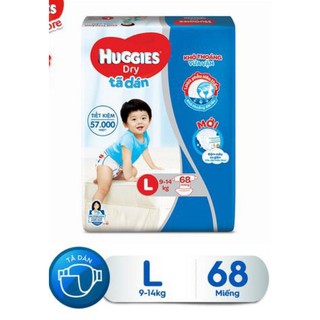 Tã dán Huggies XL62 / L68 / M76