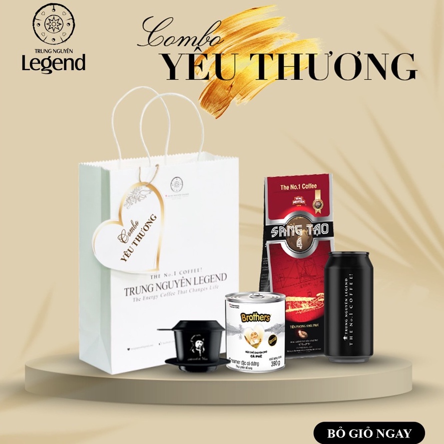 Bộ Quà Tặng Cà phê Trung Nguyên Legend - Yêu Thương