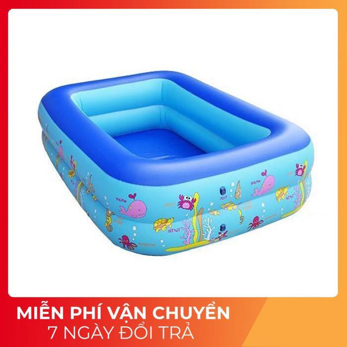 🔥HOT DEAL🔥 Bể bơi 2 tầng hình chữ nhật 1,2m