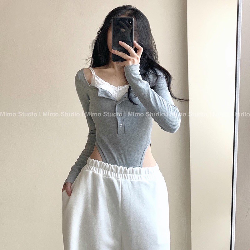 Áo bodysuit dài tay- Jogger Pant