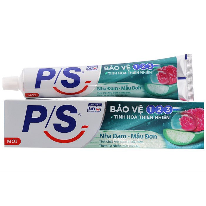 Kem đánh răng PS bảo vệ 123 thiên nhiên 180g