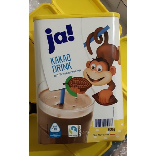 Bột Cacao Choco Drink 800g, Kakao Ja 800g- Hàng Đức