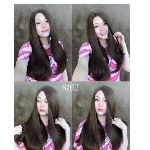 Tóc giả nguyên đầu hai mái cúp