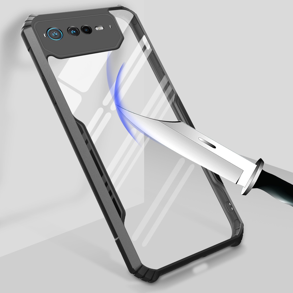 Ốp Điện Thoại Acrylic Trong Suốt Cho ASUS ROG Phone 5 6 5s Pro 3 I005DA I005DB ZS673KS ROG Phone 5s ULTIMATE no Yaiba ZS676KS