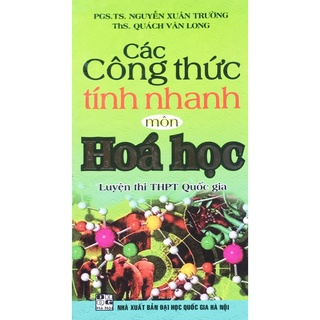 Sách - Các công thức tính nhanh môn Hóa học