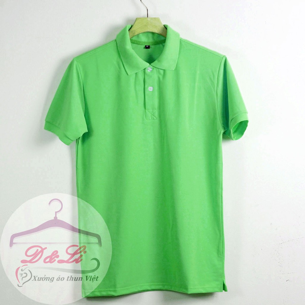 Áo thun Nam Polo cổ bẻ 100% cotton cao cấp màu xanh chuối, thoáng mát size 40kg -78kg giá sỉ tại xưởng | BigBuy360 - bigbuy360.vn