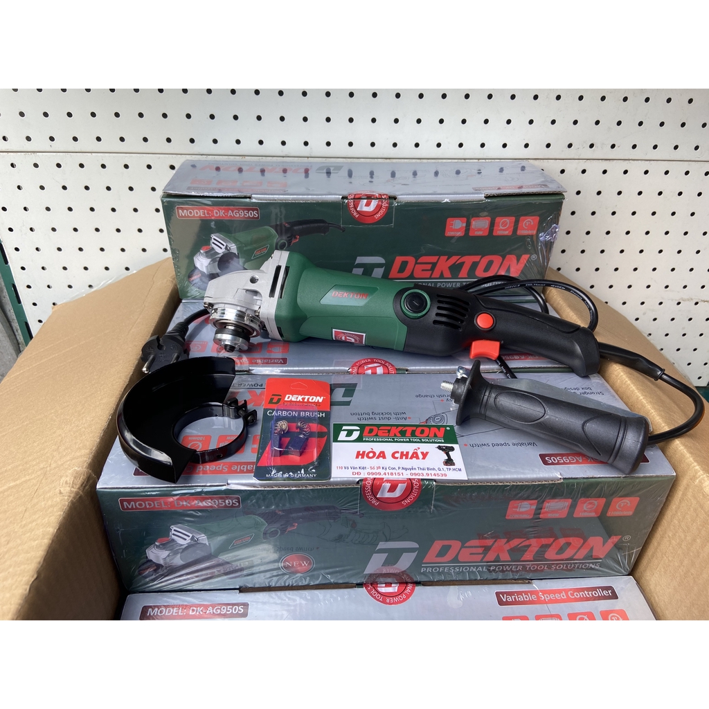 Máy Mài Gốc Công Tắc Bóp/ 950W Có Chỉnh Tốc Độ /Dekton DK-AG950S
