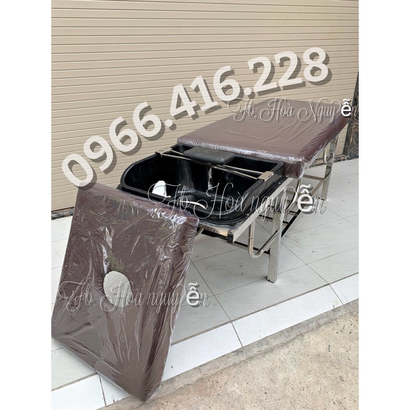 Giường Gội Đầu Inox