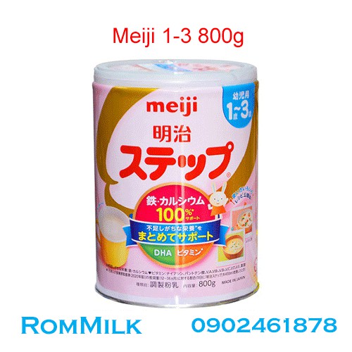Sữa Meiji Số 0-1, Meiji số 1-3 (800g) Hàng nội địa Nhật ( Date 2022 )...