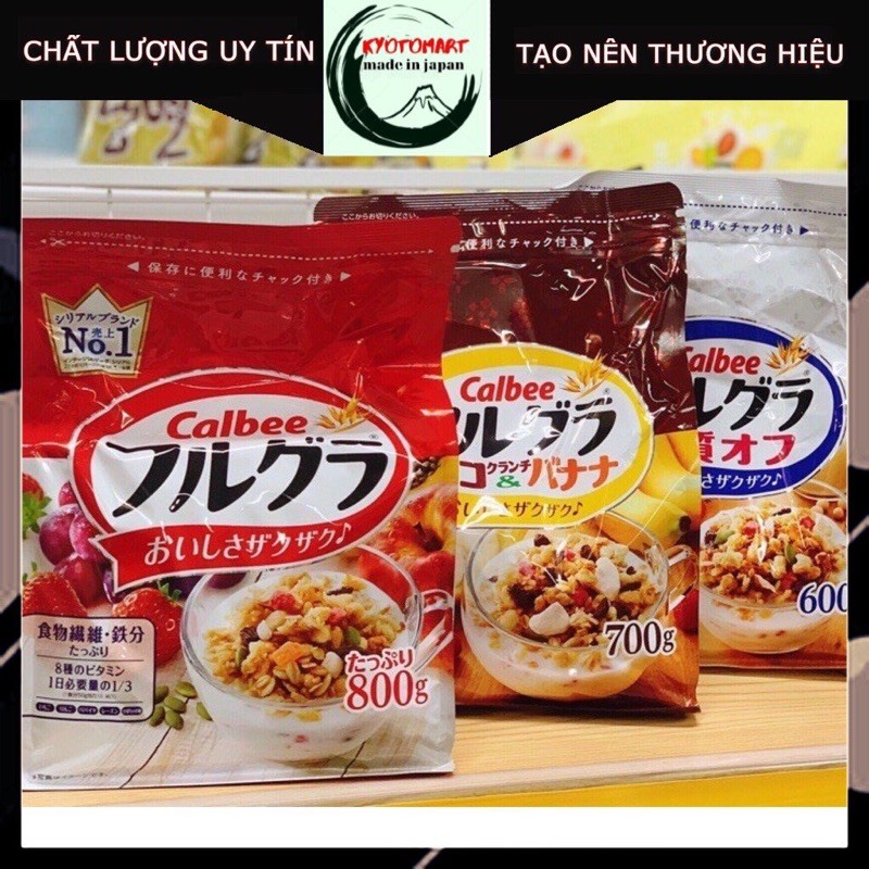 Ngũ Cốc Calbee, Ngũ Cốc Hoa Quả Nhật Bản[Date T9+10/2022].