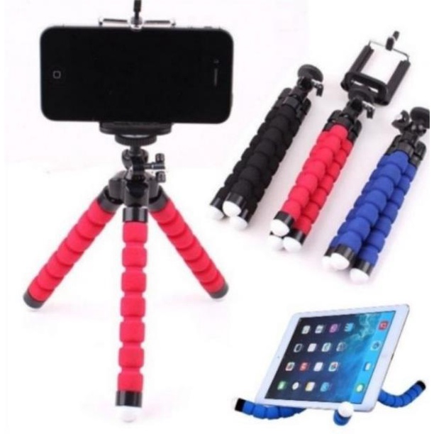Ripod Kẹp 3 chân Bạch Tuộc Giữ Điện Thoại Chụp Hình, Quay Phim, Livetream - Dễ Dàng Uốn Dẻo Bám Địa Hình