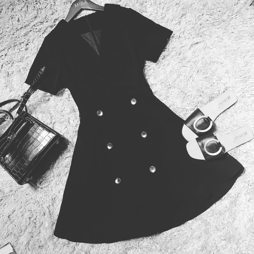 Đầm ⚡️𝐁𝐈𝐆𝐒𝐈𝐙𝐄⚡️ Váy Đen Công Sở Hay Dự Tiệc Đều Xinh | BigBuy360 - bigbuy360.vn