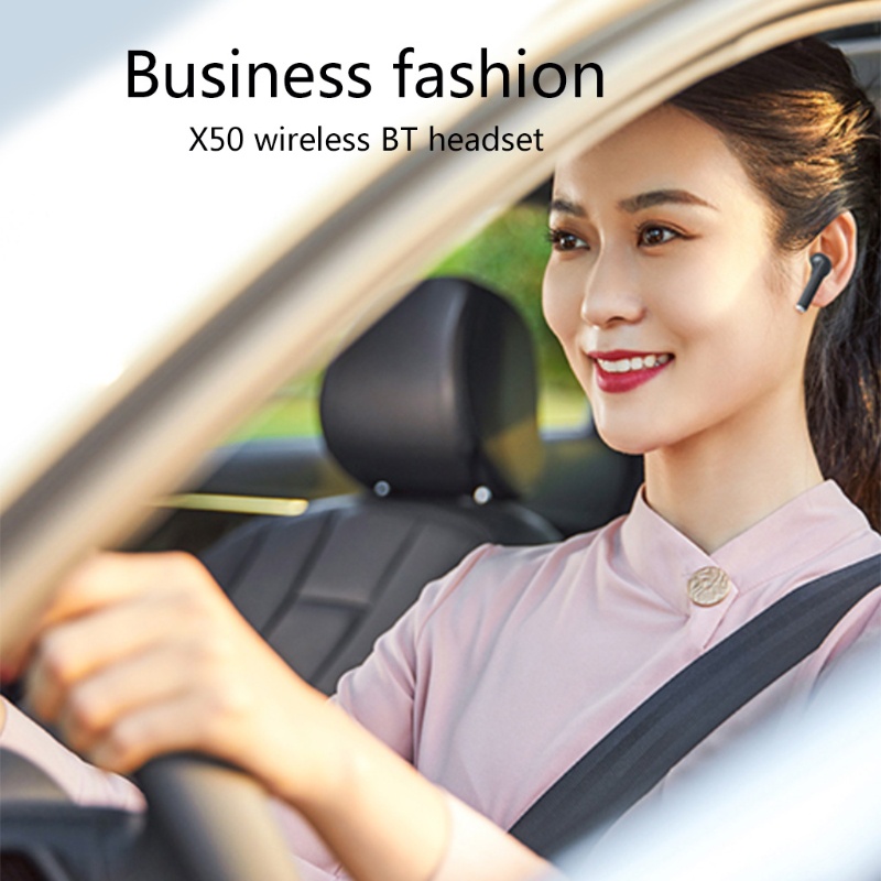 Tai Nghe Không Dây Shas V5 1 TWS X 50 Âm Thanh Nổi Giảm Tiếng Ồn Có Micro Dành Cho Nam Nữ