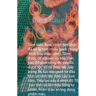 Tôm khô loại 1 size lớn cồ Bếp ngon và sạch, ngọt thịt, chuẩn biếu tặng (500g)