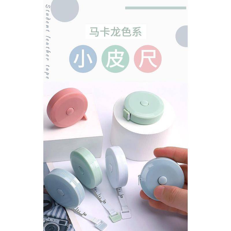 ⭐ iLado ⭐ Thước dây Mềm Mini Thước Dây Đa Năng Đo Chiều Cao dễ dàng mang theo 200cm Hoạt Hình  Cuộn Rút bấm rút dây tự động chất lượng cao Tiện Lợi đo eo, vòng bụng