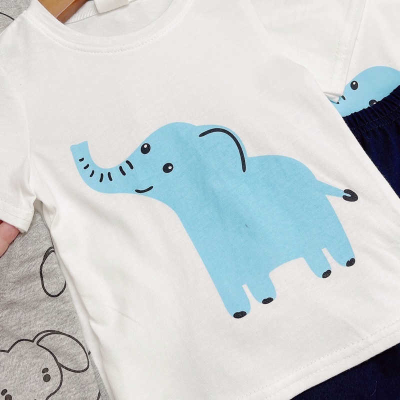 Set 2 bộ cotton bé HM bé trai