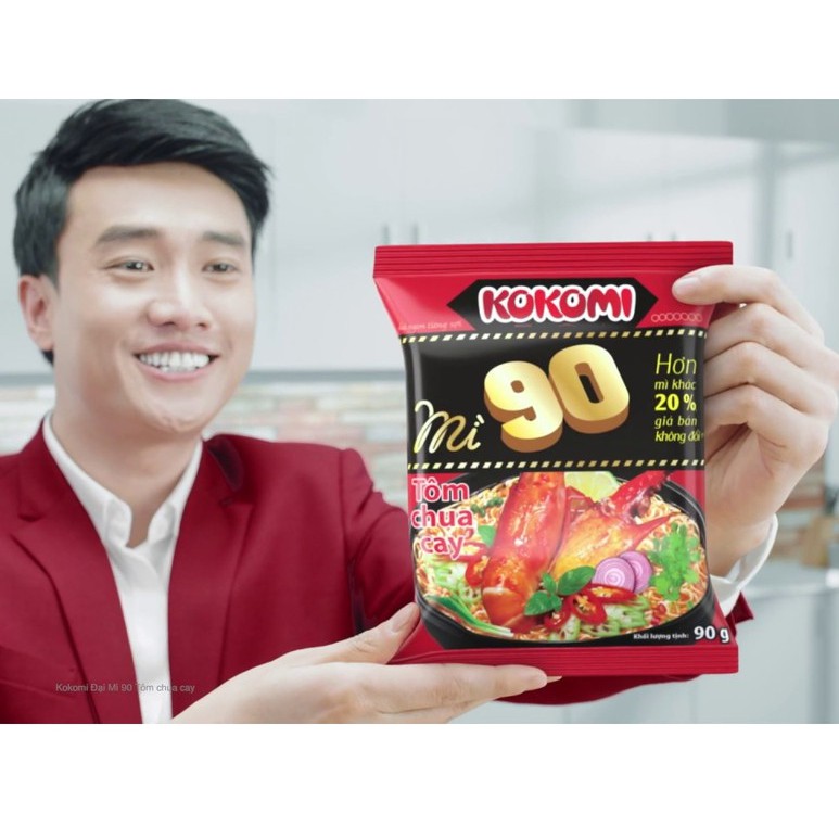 Thùng mì tôm Kokomi đại 90g.