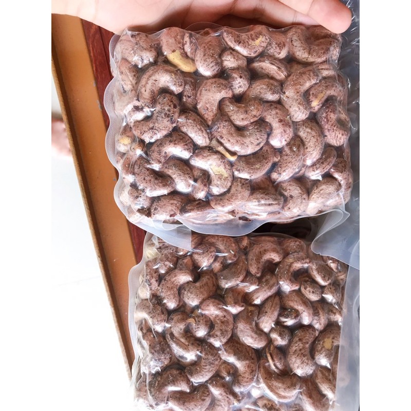 Hạt điều cội loại 1 rang muối 500g (vỏ lụa)