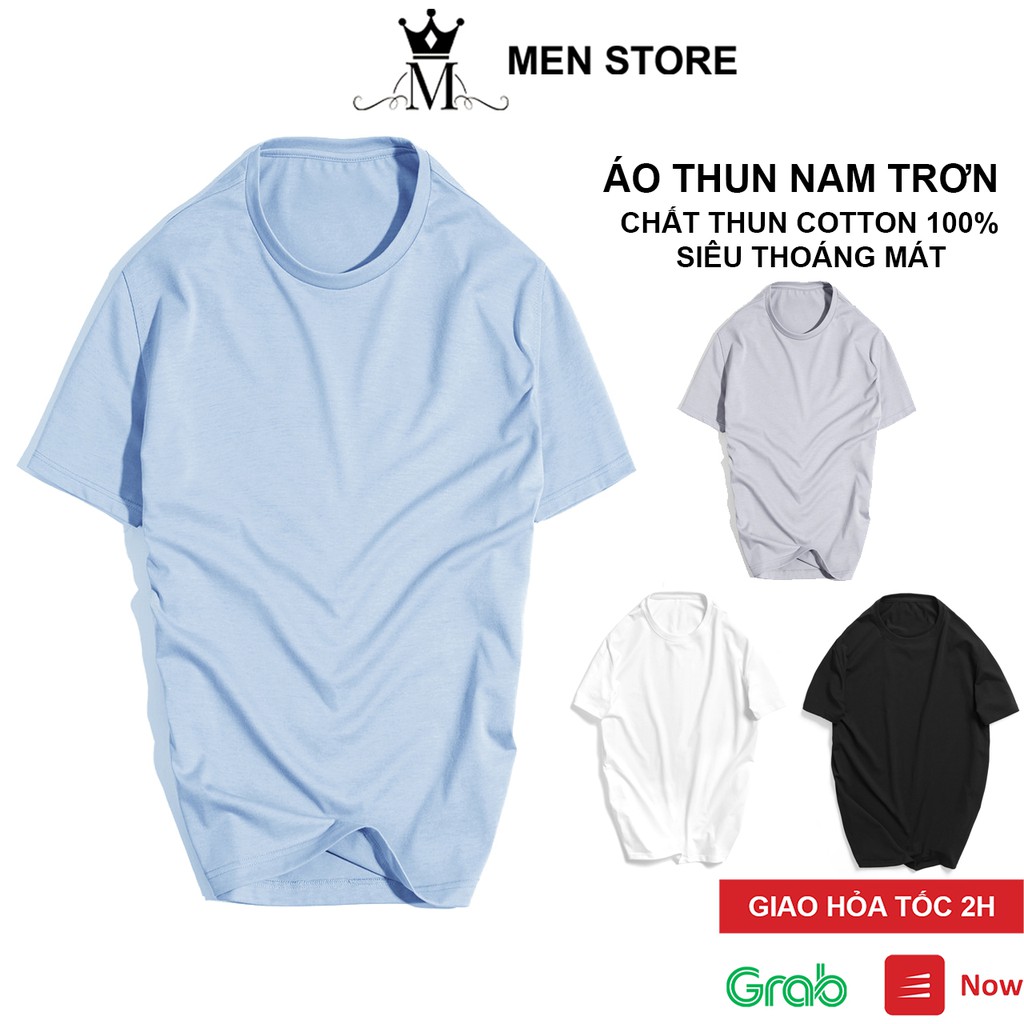 Áo phông trắng nam cộc tay basic Hamino cổ tròn cao cấp chất vải thun cotton co giãn 4 chiều siêu đẹp G | BigBuy360 - bigbuy360.vn
