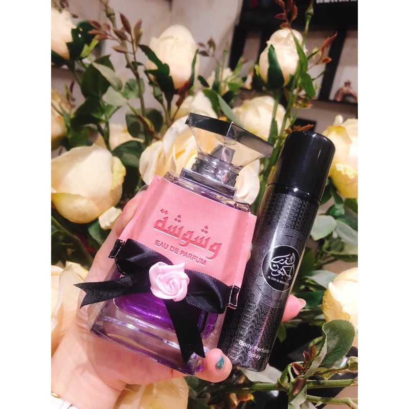 Quà 20/10 sang chảnh Set nước hoa “Hàm Hương” nội địa Dubai 100ml + xịt toàn thân | BigBuy360 - bigbuy360.vn