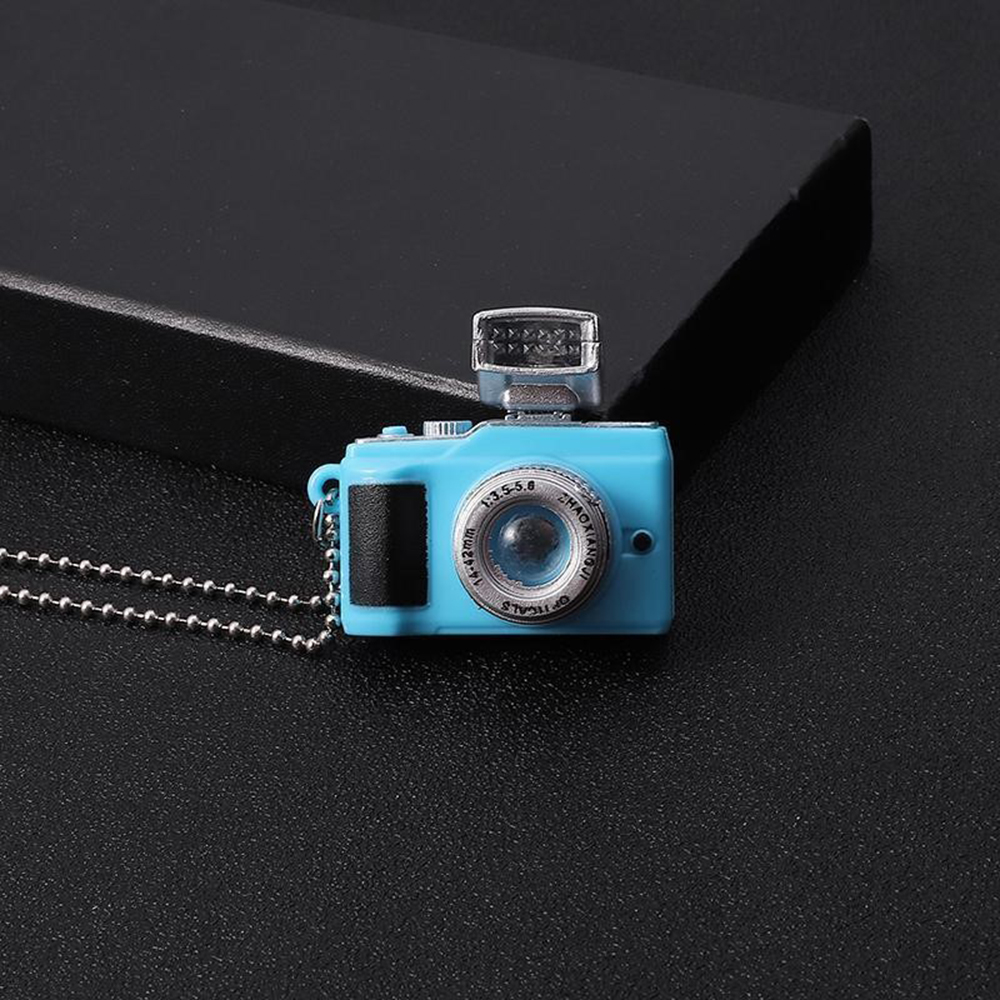 [sweet] woman fashion Mini compact camera camera pendant necklace ins punk style choker jewelry