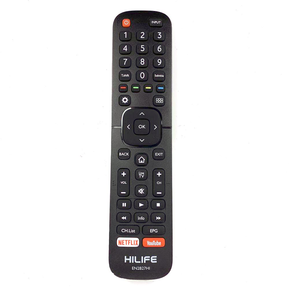 Điều Khiển Từ Xa Mới EN2B27HI EN2B27X EN2B27D Dành Cho Hisense HILIFE DEXP LCD Smart TV Với NETFLIX 