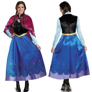 Đầm Hóa Trang Công Chúa Elsa Anna Trong Phim Frozen Cho Người Lớn Dịp Halloween