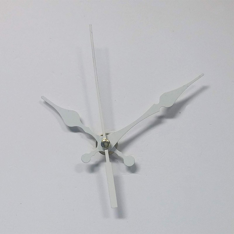 Bộ kim trắng 8cm và Máy đồng hồ treo tường Taiwan loại tốt - Kim trôi trục 5mmShop Nguyễn Tú