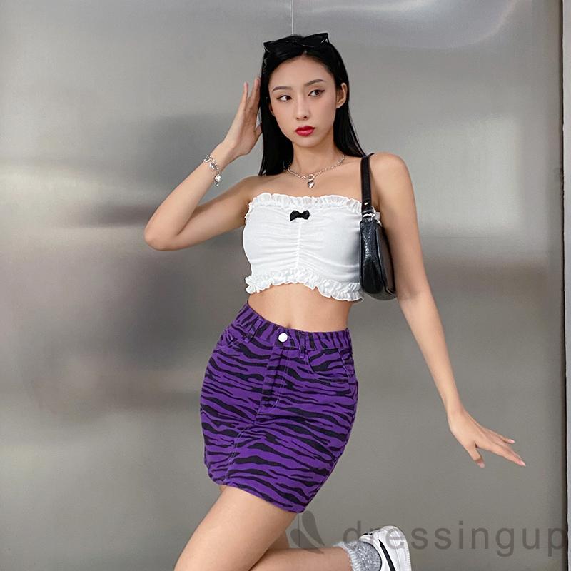 Chân Váy Chữ A Lưng Cao Họa Tiết Da Báo Cá Tính Cho Nữ | BigBuy360 - bigbuy360.vn