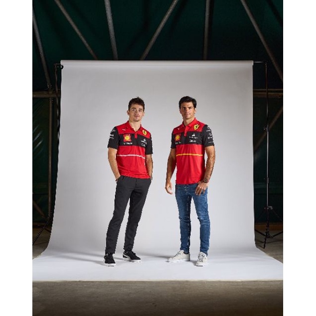 FERRARI Áo Thun POLO Ngắn Tay Mau Khô Thời Trang Thể Thao Nam 2022