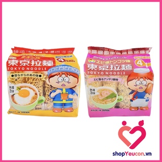 Mì ăn liền Tokyo Noodle Nhật Bản cho bé ăn dặm 120Gram Gói 4 Vắt Mì [HSD T8/2023]