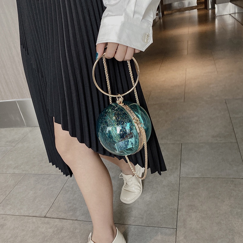 IELGY Túi Đeo Chéo Vai Trong Suốt Thời Trang Dành Cho Nữ