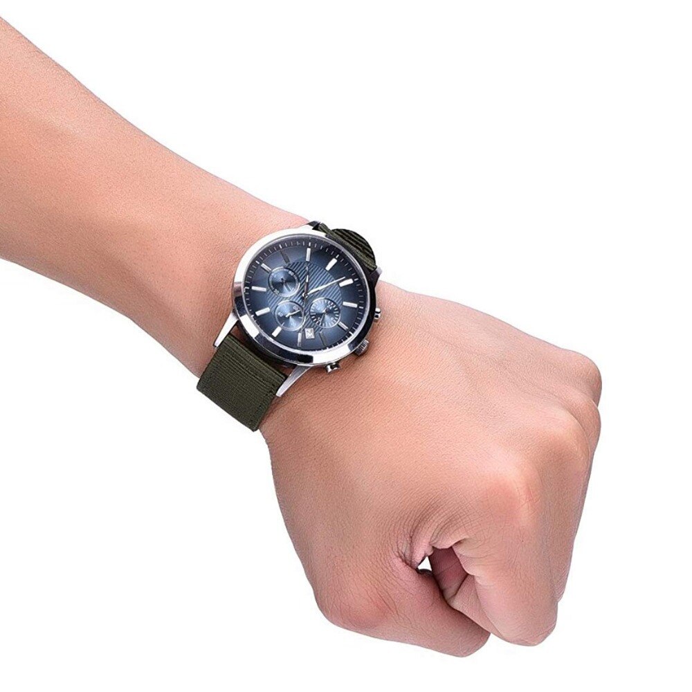 Dây Đeo Nylon Dệt Cho Đồng Hồ Thể Thao Thông Minh Samsung Galaxy Gear S3 Classic 18mm 24mm 22mm 20mm
