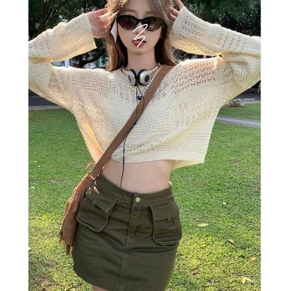 Chân Váy Chữ A Lưng Cao Thời Trang Mùa Hè Dành Cho Nữ