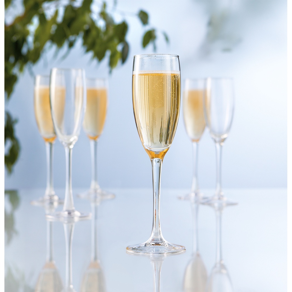 Ly Rượu Champagne Thủy Tinh Luminarc World Wine 160ml - L8981 | Phân Phối Chính Hãng