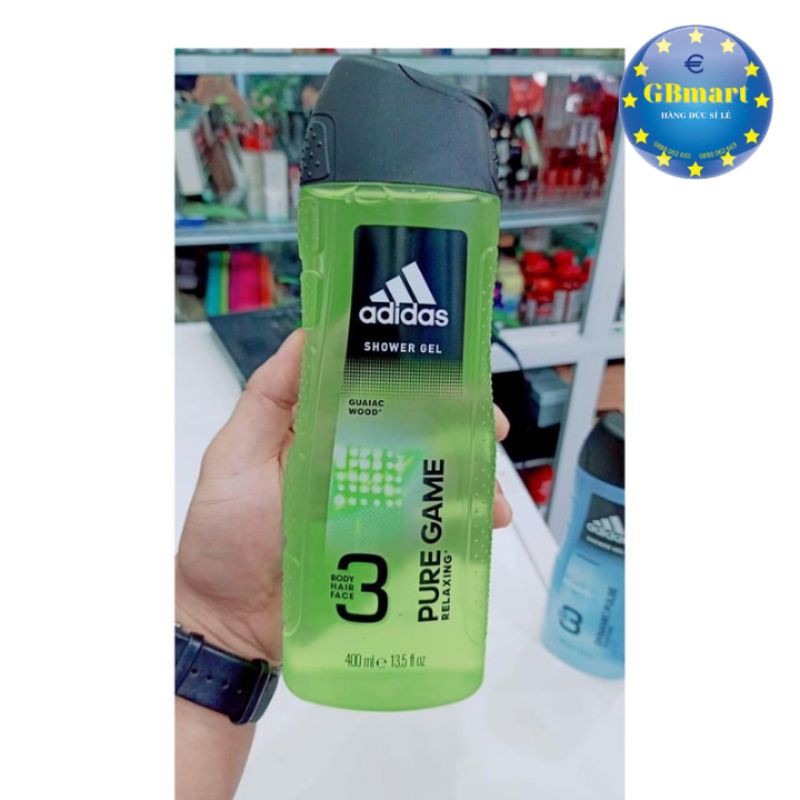 SỮA TẮM GỘI NAM TOÀN THÂN ADIDAS 3in1 400ml DÀNH CHO QUÝ ÔNG LỊCH LÃM