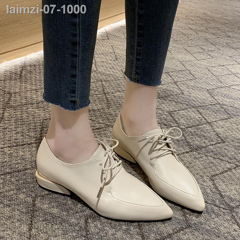 ✼✒☃Giày Bệt Nữ Derby Mũi Nhọn Kiểu Anh Xinh Xắn | BigBuy360 - bigbuy360.vn