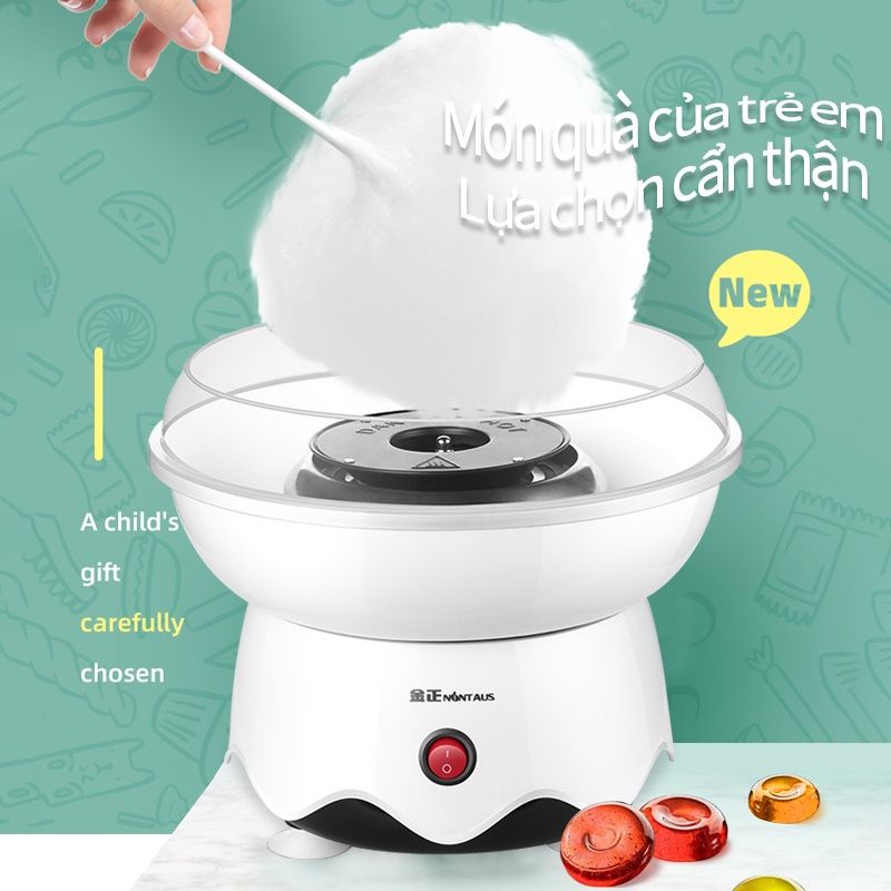 Máy Làm Bông Gòn -CHÍNH HÃNG MINI,TIỆN LỢI,THÔNG MINH