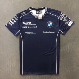 Áo thun không cổ tem BMW