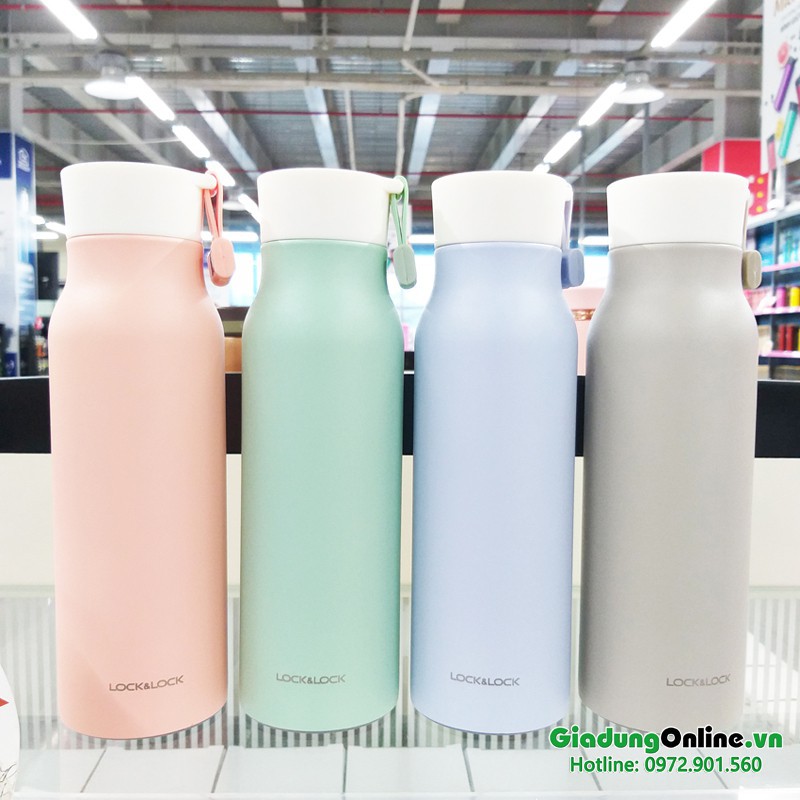 Bình giữ nhiệt Lock&Lock Name Tumbler LHC4125GRN 500ml - Màu xanh lá