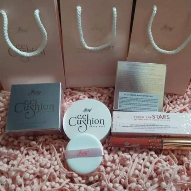 PHẤN NƯỚC CC CUSHION ROSY HÀN QUỐC MUA 1 TẶNG 1 SON CAO CẤP TRỊ GIÁ 249K